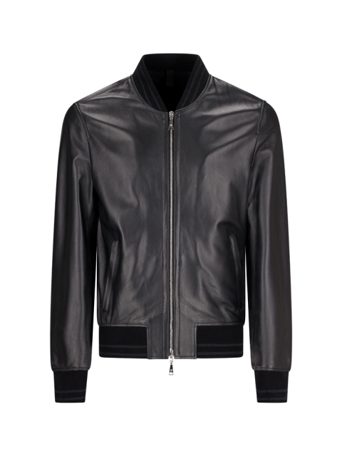 BLACK LEATHER JACKET