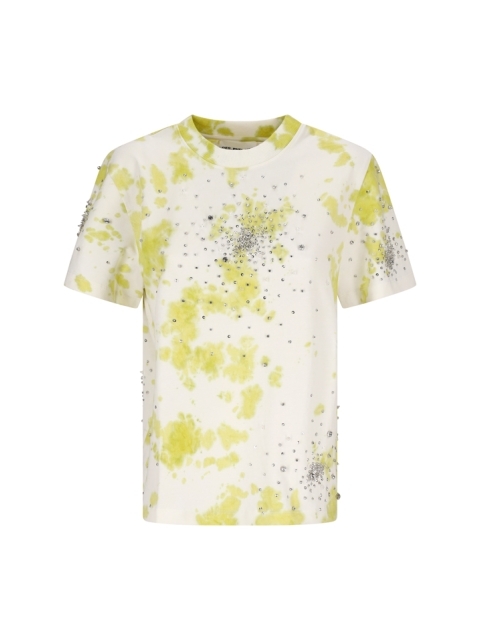 THE DYE SPLASH EMBROIDERY T-SHIRT