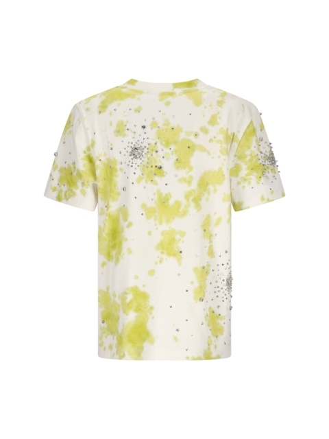 THE DYE SPLASH EMBROIDERY T-SHIRT