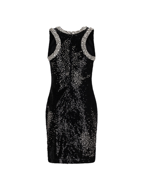 Fully Sequined Embroidered Dress