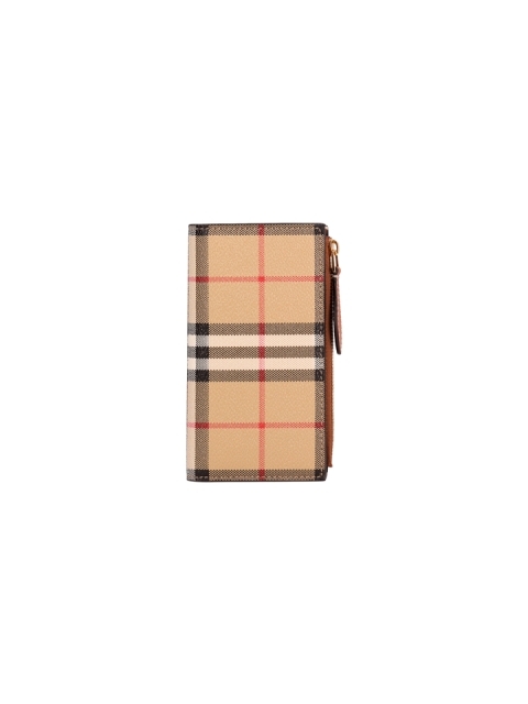 VINTAGE CHECK PATTERN WALLET