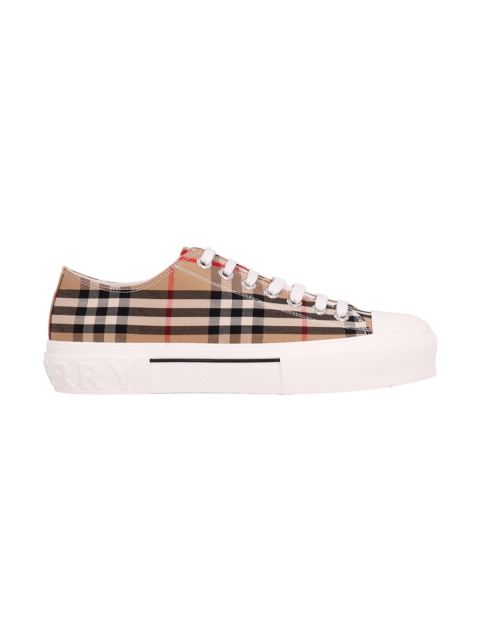 CHECK COTTON SNEAKERS