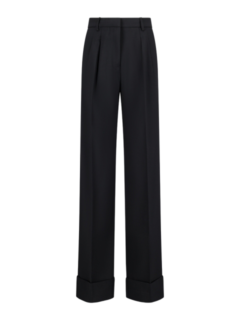 PANTALONI LUNGHI CON ORLO RISVOLTATO NATHALIE