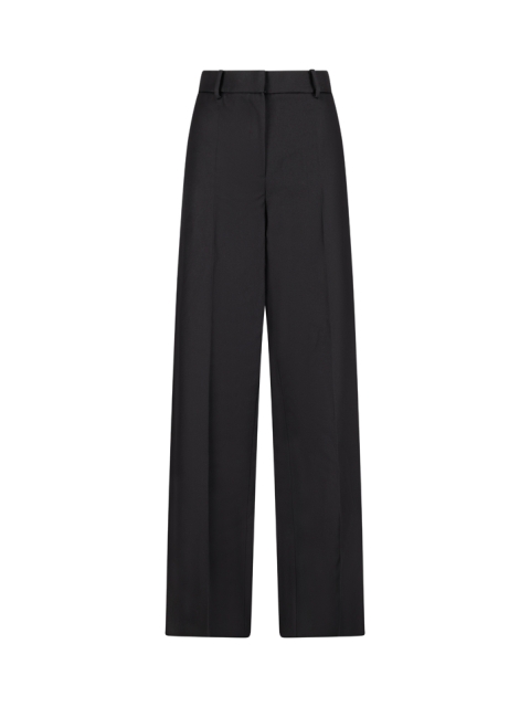 WOOL WIDE-LEG TROUSERS