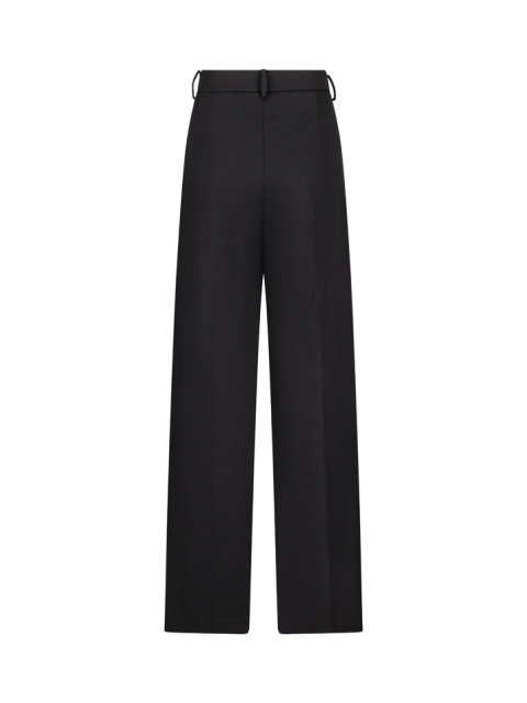WOOL WIDE-LEG TROUSERS