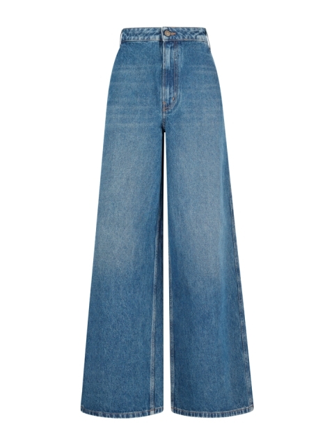 WIDE-LEG DENIM JEANS