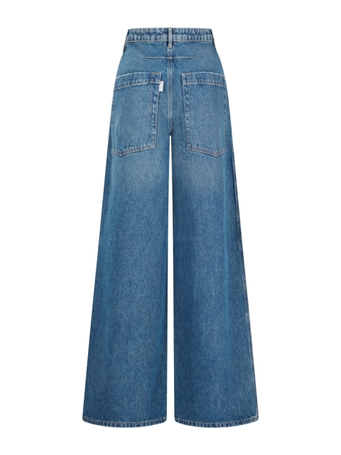 WIDE-LEG DENIM JEANS