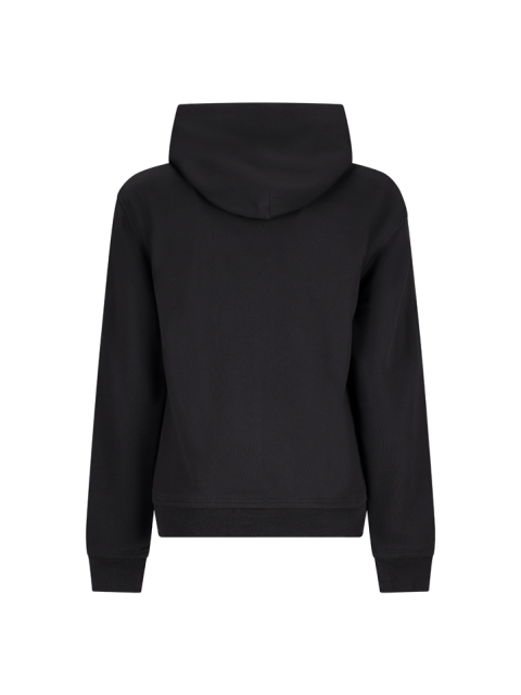 TECHNICAL COTTON HOODIE WITH TAILORED LABEL