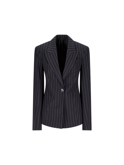 BLAZER ''GLEN'' NAVY BLUE AND WHITE