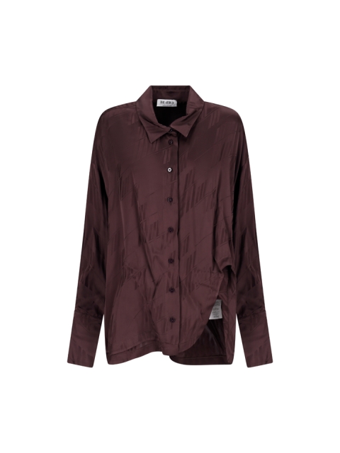 KOTA SHIRT IN JACQUARD SATIN