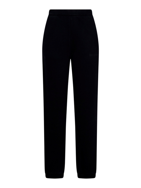 DIAGONAL SWEATPANTS WITH THICKENED RUBBER PRINT