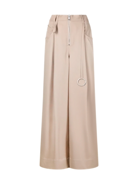 WOOL TWILL PANTS