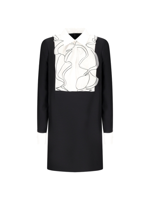 CREPE COUTURE SHORT DRESS