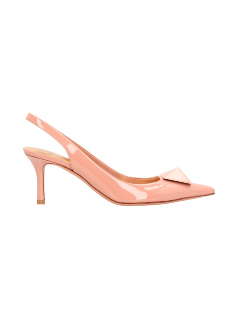 SLING BACK ONE STUD LACQUERED MAXI SING