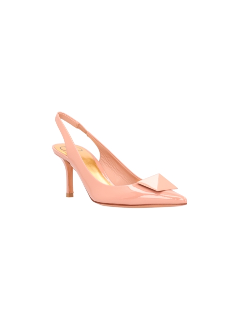 SLING BACK ONE STUD LACQUERED MAXI SING