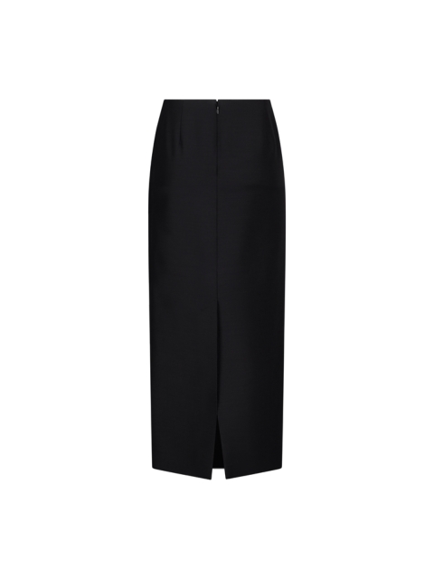 MIDI SKIRT WITH SLIT ON THE BACK