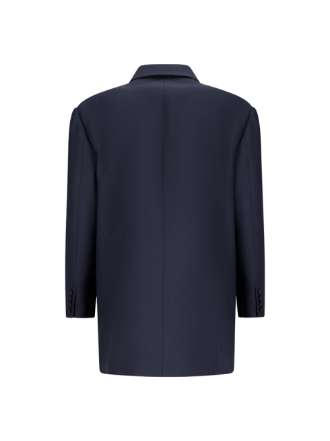 DOUBLE-BREASTED CREPE COUTURE JACKET