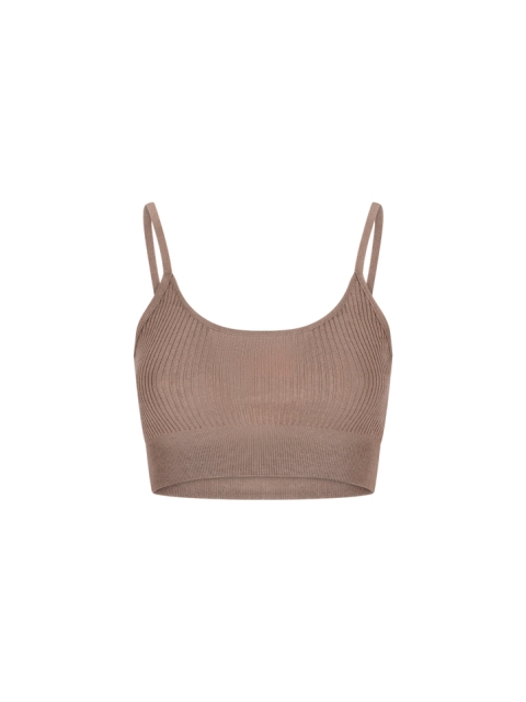 CROPPED RIBBED TOP
