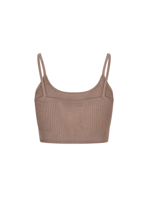 CROPPED RIBBED TOP