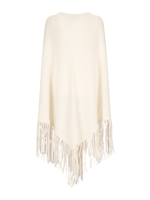 SHAWL WITH KNOTTED FRINGES