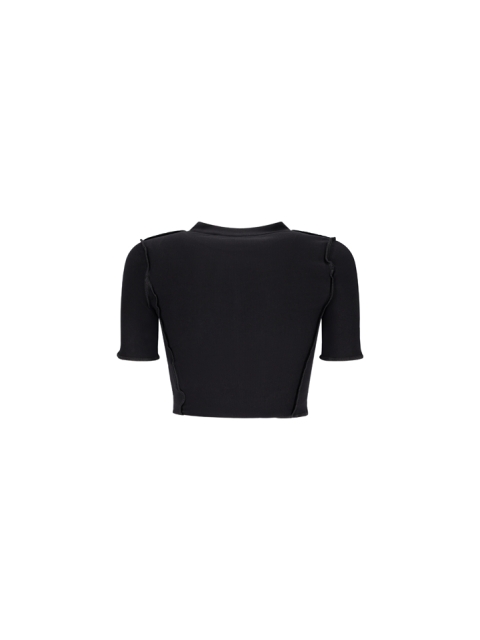 CROP TOP CON LOGO CLASSICO