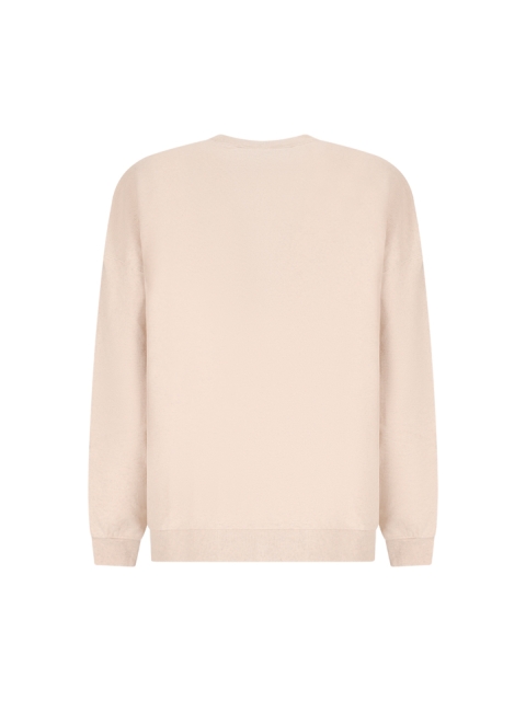 MONOGRAM LINEN CREWNECK
