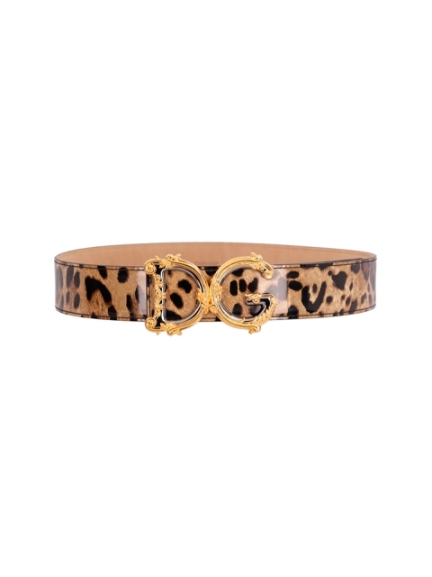 LEATHER BELT WITH LOGO