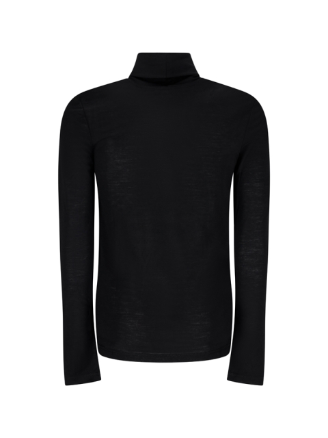 HIGH NECK SWEATER WITH PRINT