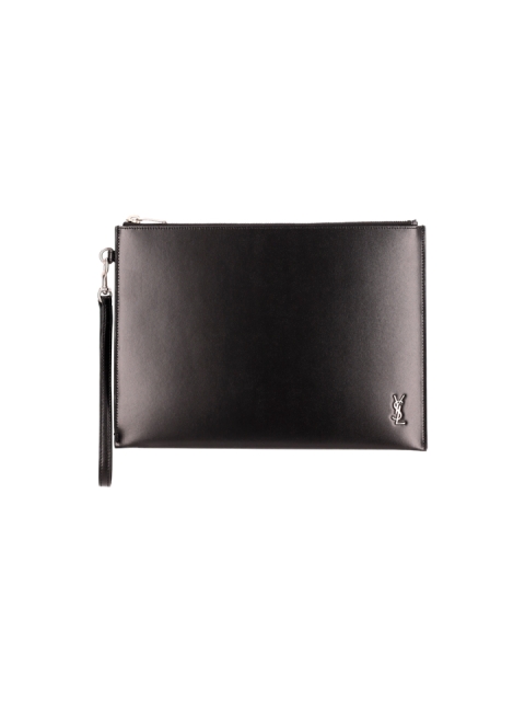 TINY CASSANDRE SMALL TABLET HOLDER IN POLISHED LEATHER WITH ZIP