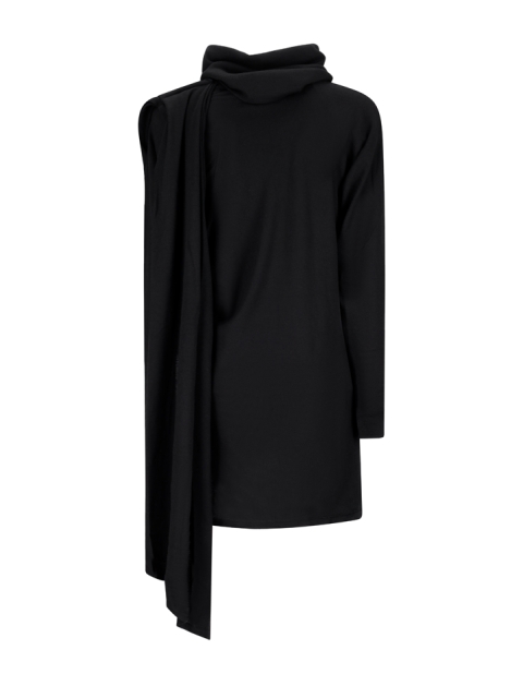 SHORT DRESS WITH HOOD