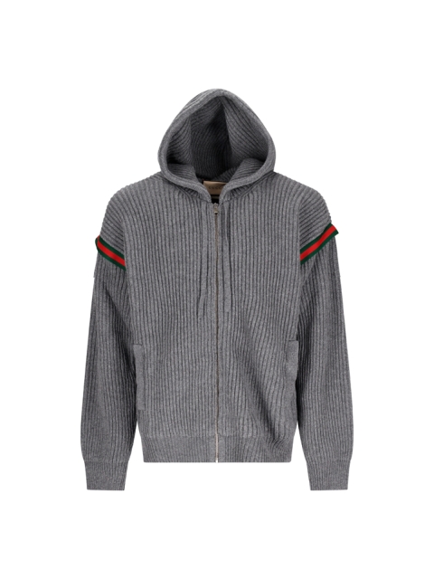 FULL ZIP KNIT CARDIGAN