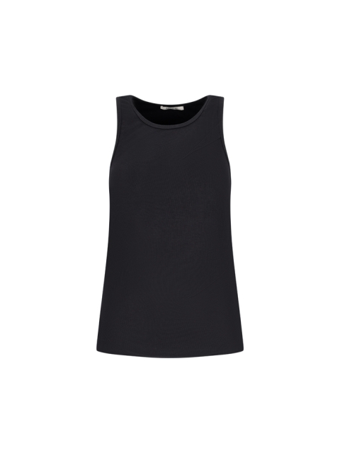 SLEEVELESS CREW NECK TOP