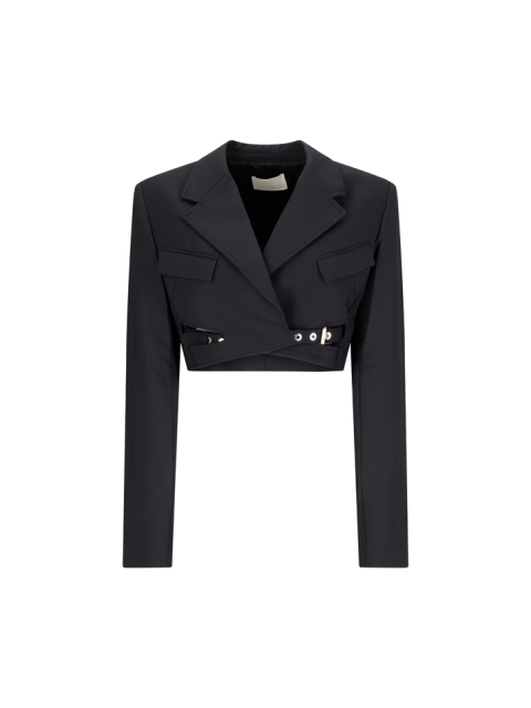 INTERLOCK CROPPED BLAZER