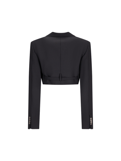 INTERLOCK CROPPED BLAZER
