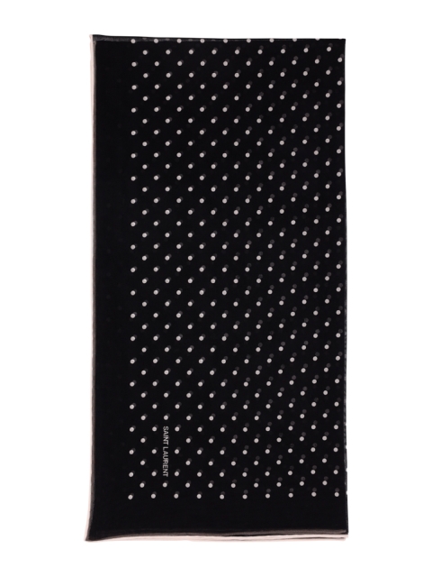 POLKA DOT SILK SCARF