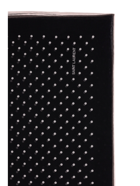 POLKA DOT SILK SCARF
