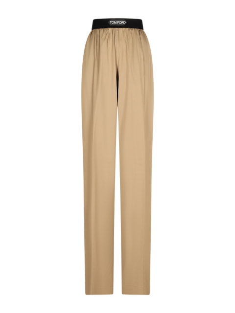 STRETCH SILK SATIN PJ PANTS