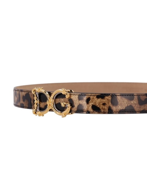 CINTURA LEOPARDATA CON FIBBIA