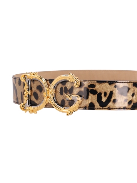 LEATHER BELT WITH LOGO