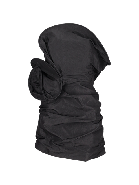 SCULPTURAL ROSE MINI DRESS