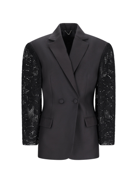 LACE HOURGLASS BLAZER 