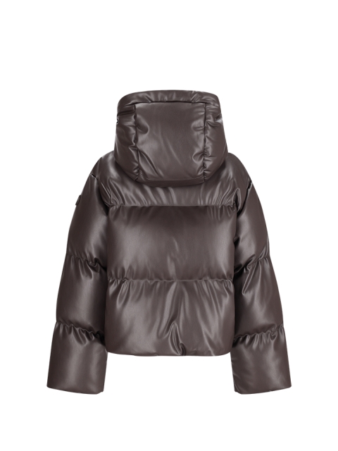  DOWN JACKET WITH HOOD IN ALTER MATERIAL