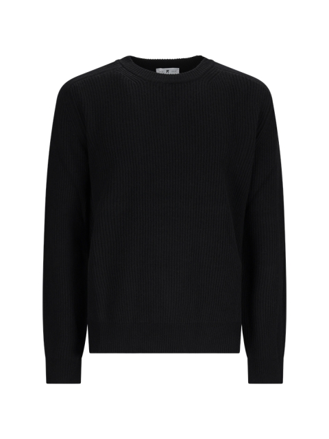 ROUND NECK SWEATER, LONG SLEEVE, ENGLISH RIB F.5, REGULAR FIT
