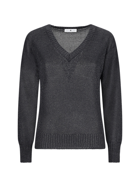 V NECK SWEATER, "SHINING EFFECT" F.7                                                                