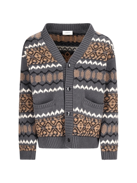CARDIGAN CON MOTIVO JACQUARD