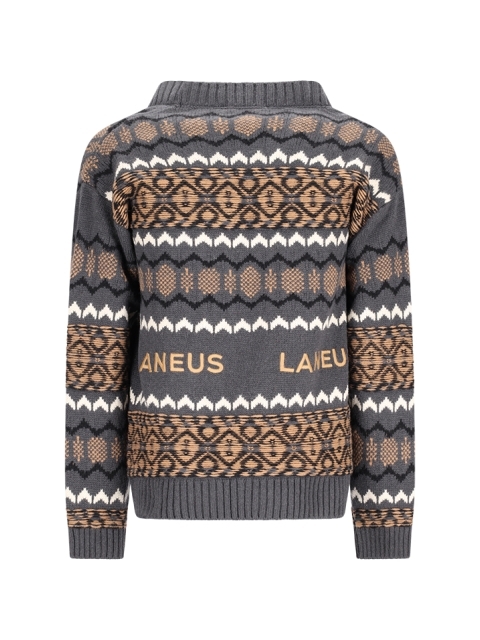 CARDIGAN CON MOTIVO JACQUARD