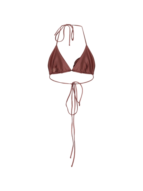 FLORAL STRAPPY TRIANGLE BIKINI TOP