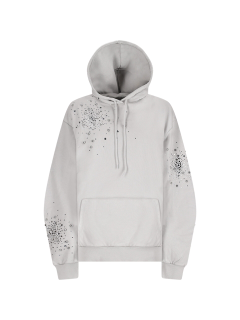 FELPA CON CAPPUCCIO COLD-DYE
