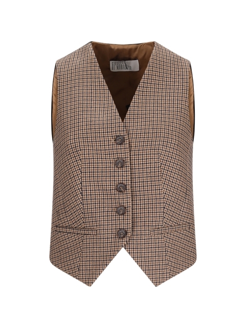 HOUNDSTOOTH GILET