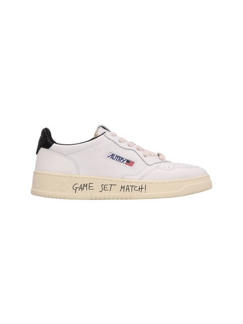 MEDALIST LOW SNEAKERS IN LEATHER WITH LETTERING